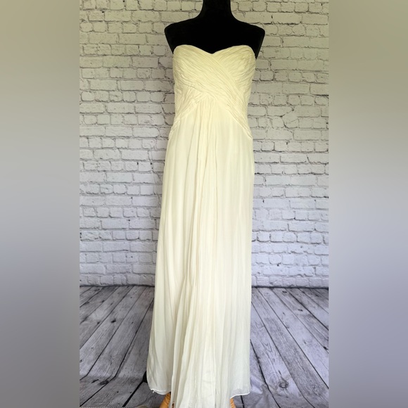 Carmen Marc Valvo collection size 10 dress inner bodice Silk Organza - Picture 4 of 4